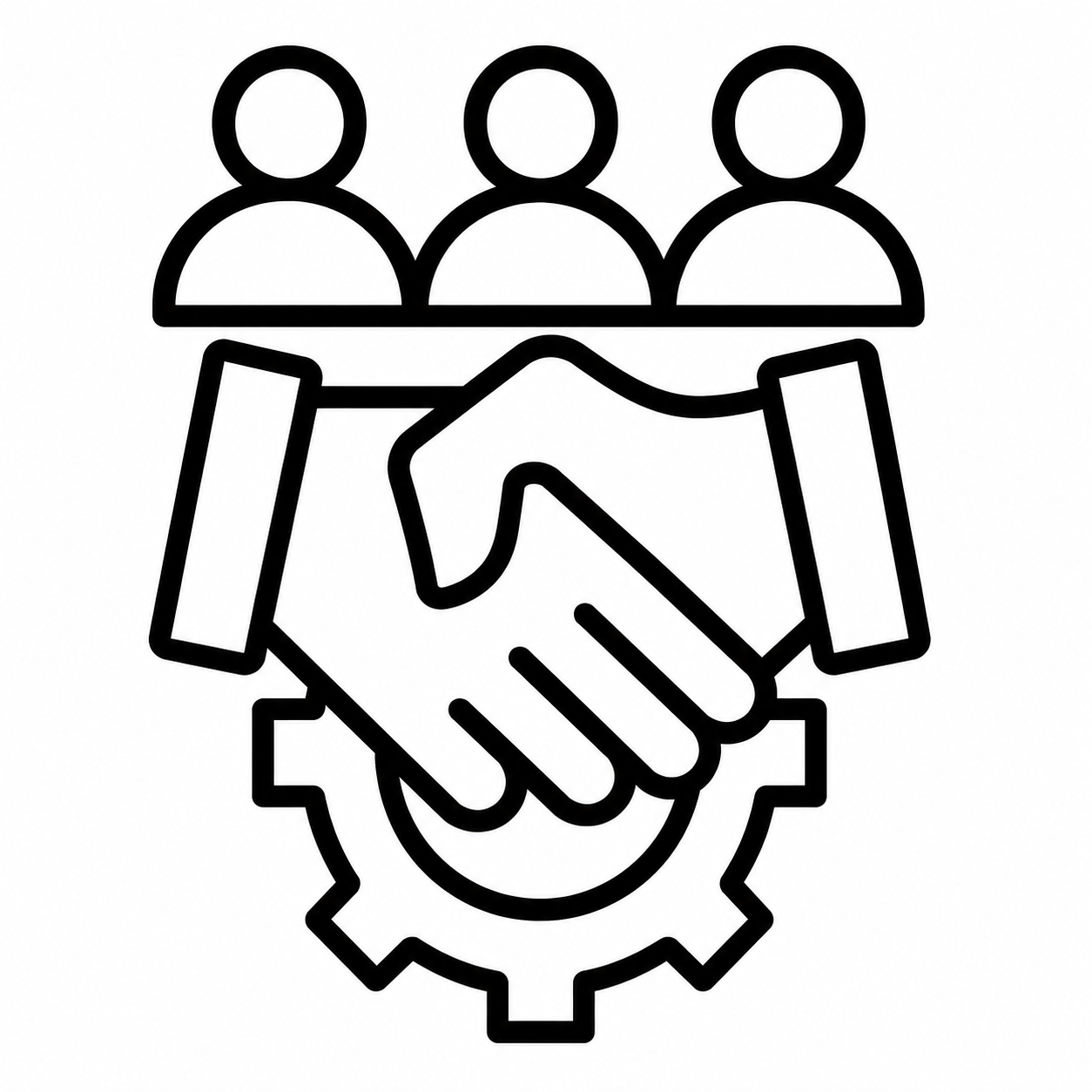 A corporate or foundation team in discussion